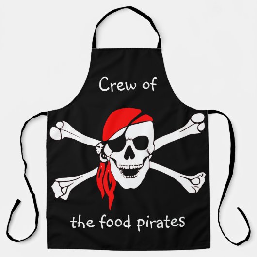 Food Pirates Apron Schort (Voorkant)