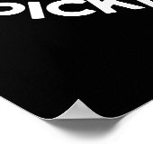 Food Puns Pickle My Fancy Funny Food Pun Dark BG Poster (Hoek)