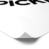 Food Puns Pickle My Fancy Funny Food Pun Poster (Hoek)