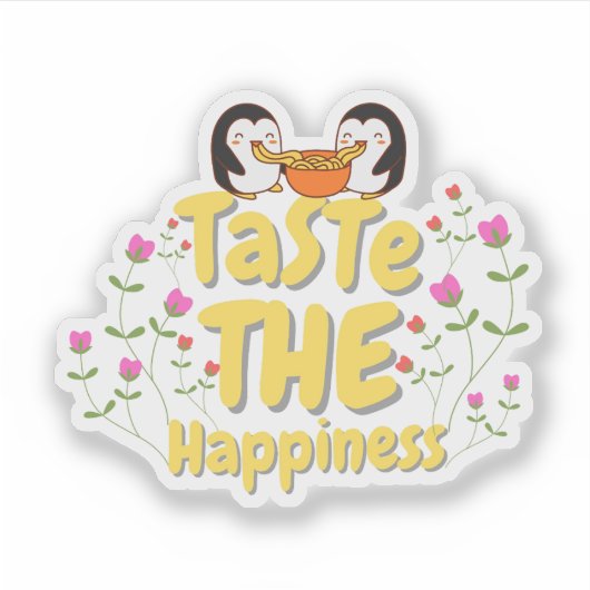 Food Quote Sticker  (Voorkant)