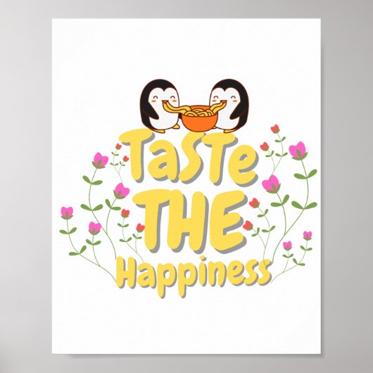 Food Quote Wall Art  Poster (Voorkant)