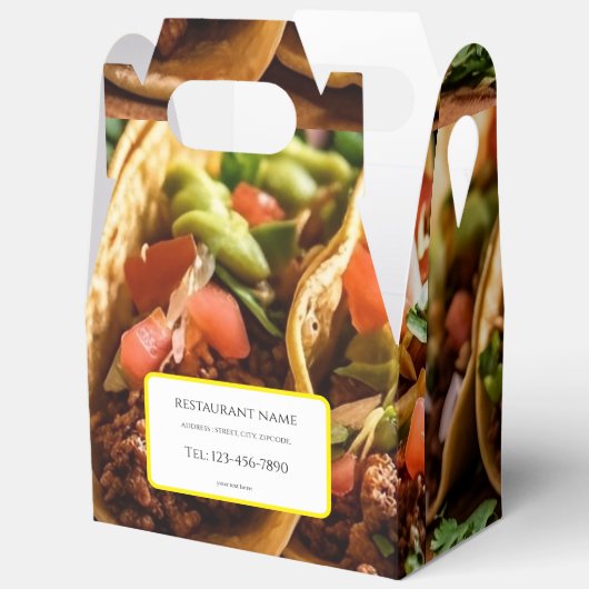 food/ restaurant/ package style bedankdoosjes (Open)