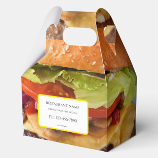 food/ restaurant/ package style bedankdoosjes