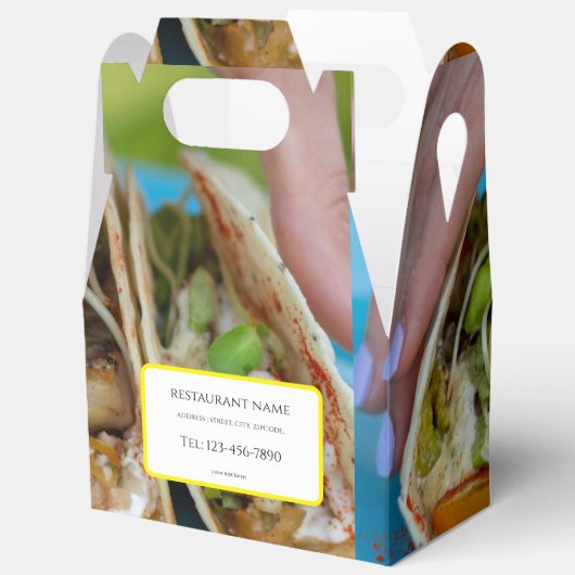 food/ restaurant/ package style bedankdoosjes (Open)