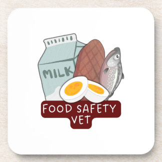 Food Safety Vet–Veterinary Food Inspection Design Bier Onderzetter