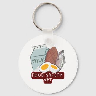 Food Safety Vet–Veterinary Food Inspection Design Sleutelhanger