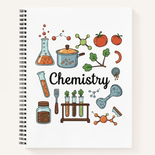 Food Science Culinary Chemistry Notebook  Notitieboek (Voorkant)