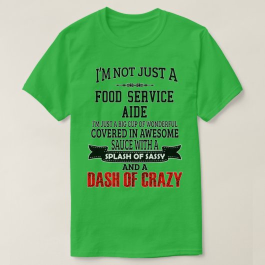 Food Service Aide Funny Food Service Aide GiftPre T-shirt (Design voorkant)