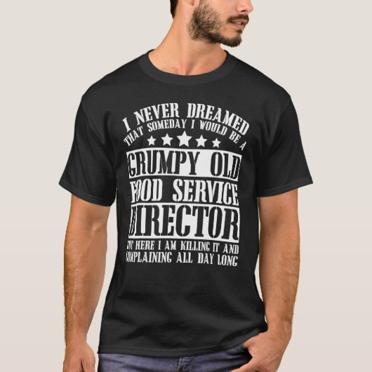 Food Service Director Apparel - Top Funny Director (Voorkant)