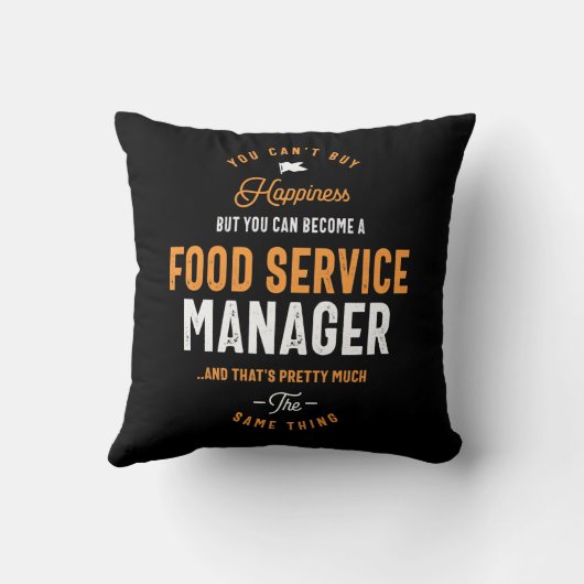 Food Service Manager Kussen (Achterkant)