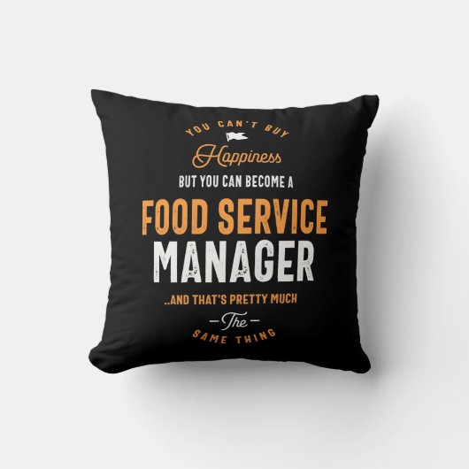 Food Service Manager Kussen (Voorkant)