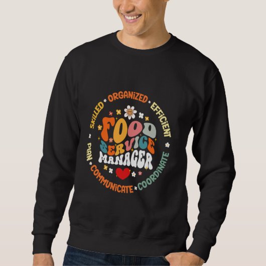 Food Service Manager Services Crew Helper Squad Trui (Voorkant)