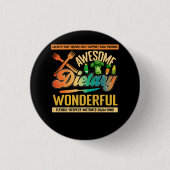 Food Service Week Dieetwaardering Flexibel Re Ronde Button 3,2 Cm (Voorkant)