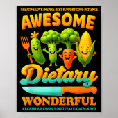 Food Service Week Dietary Appreciation Flexible Re Poster (Voorkant)