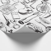 Food Sketch Cadeaupapier (Hoek)