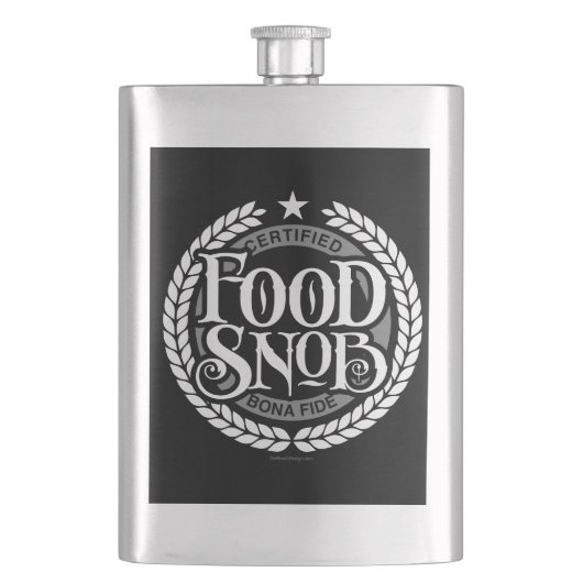 Food Snob - grappig eten liefhebber Flacon (Voorkant)