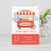 Food street friet kaart (Staand voorkant)