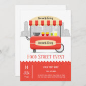 Food street friet kaart (Voorkant / Achterkant)