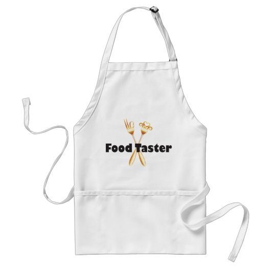 Food Taster Apron Standaard Schort (Voorkant)