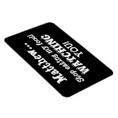 Food Thief Warning-Fridge Magnet Humor Magneet (Rechterzijde)