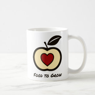 Food to Grow Logo Rood & Zwarte Appel + Hart Mok