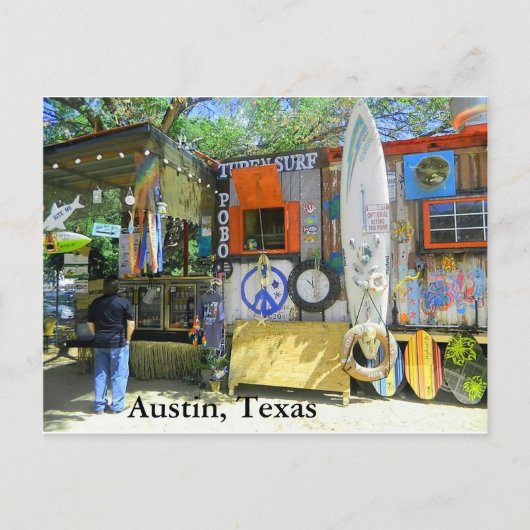 Food Truck, Austin Texas Briefkaart (Voorkant)