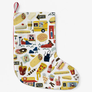 Food Truck Fest: Cartoon Patroon Kleine Kerstsok