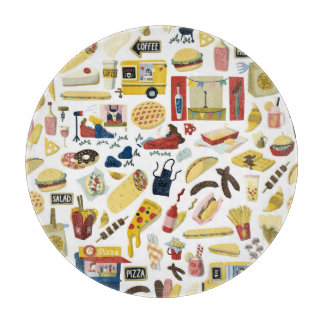 Food Truck Fest: Cartoon Patroon Snijplank