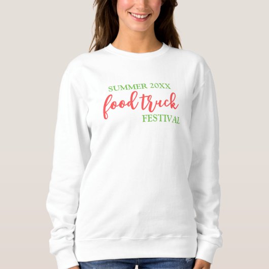 Food Truck Festival Event Swag | VIP-cadeau | pers Trui (Voorkant)