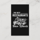 Food Truck Festival Restaurant Street Food Lover Visitekaartje (Voorkant)