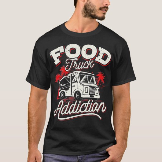 Food Truck Funny Love Food Truck Food T-shirt (Voorkant)