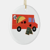 Food Truck Keramisch Ornament (Rechts)