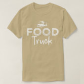 Food Truck Lettering Street Food Popup Restaurant T-shirt (Design voorkant)