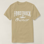 Food Truck Lettering Street Food Popup Restaurant T-shirt (Design voorkant)