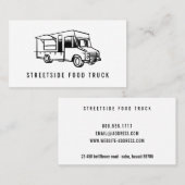 Food Truck Logo Visitekaartje (Voorkant / Achterkant)