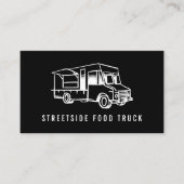 Food Truck Logo Visitekaartjes (Voorkant)