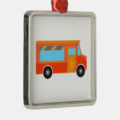 Food Truck Metalen Ornament (Rechts)