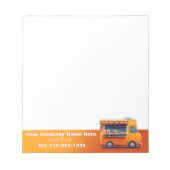  Food Truck Note Pad Notitieblok (Voorkant)