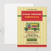 Food Truck Party Flyer Kaart (Voorkant / Achterkant)