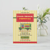 Food Truck Party Flyer Kaart (Staand voorkant)
