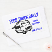 Food Truck Promotie Sticker (Envelop)