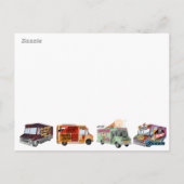 Food Truck Puns Briefkaart (Achterkant)