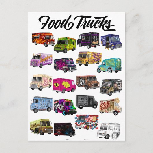 Food Truck Puns Briefkaart (Voorkant)