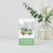 Food truck straatdonuts visitekaartje (Staand voorkant)