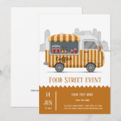 Food truck straatkoffie kaart (Voorkant / Achterkant)