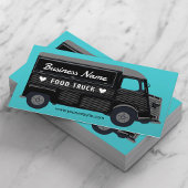 Food Truck Street Kitchen Black Van Catering Visitekaartje