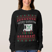 Food Truck Ugly kerstSweater Trui (Voorkant)