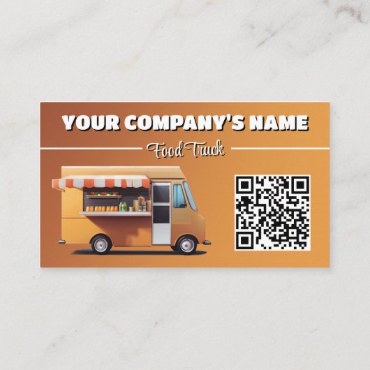 Food Truck Visitekaartje (Achterkant)