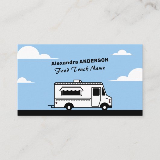 Food Truck Visitekaartje (Voorkant)