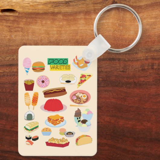 Food Varieties Sleutelhanger (Achterkant)